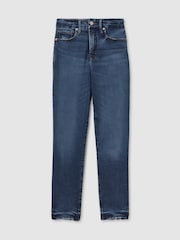 Good American Mid Rise Raw Hem Skinny jeans - Image 1 of 2