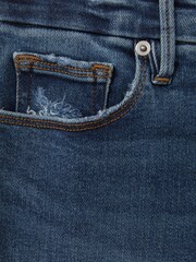 Good American Mid Rise Raw Hem Skinny jeans - Image 2 of 2