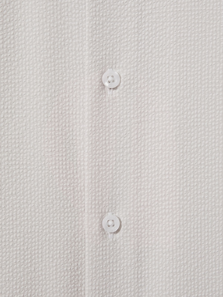 Reiss Stone Spring Textured Cutaway Collar Shirt - Image 6 of 6