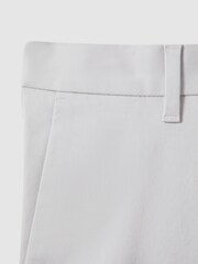 Reiss Ice Grey Wicket Modern Fit Cotton Blend Chino Shorts - Image 6 of 6
