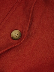 Sobrecamisa de lino con dobladillo elástico Cadiz de Reiss - Imagen 5 de 5