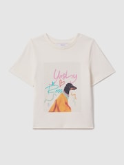 Reiss Multi Yoshy 4-9 yrs Cotton Print T-Shirt - Image 2 of 4