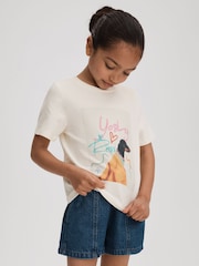 Reiss Multi Yoshy 4-9 yrs Cotton Print T-Shirt - Image 3 of 4