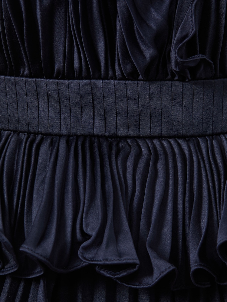 Marineblau - Amur Trägerloses Rüschen-Minikleid - Bild 6 von 6 Marineblau - Amur Trägerloses Rüschen-Minikleid - Bild 6 von 6