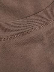 Reiss Deep Taupe Tate Oversized Garment Dye T-Shirt - Image 5 of 5
