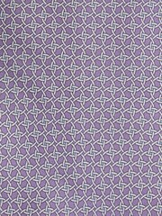 Reiss Orchid Como Silk Geometric Print Tie - Image 5 of 5
