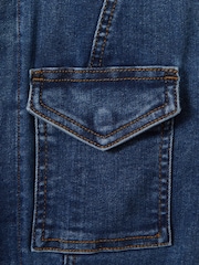 Good American Indigo Good American Denim Mini Dress - Image 2 of 5