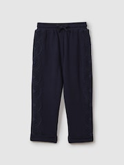Pantalones de algodón con bordado y cintura ajustable Sophie Teen de Reiss - Imagen 2 de 5