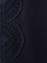 Pantalones de algodón con bordado y cintura ajustable Sophie Teen de Reiss - Imagen 5 de 5