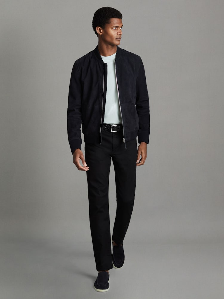 Reiss Mint Melrose Cotton Crew Neck T-Shirt - Image 1 of 6