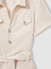 Paige Denim Puff Sleeve Jumpsuit - Imagen 5 de 5