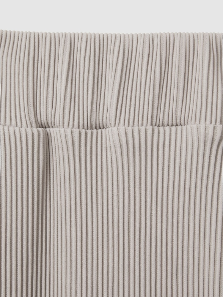Reiss Silver Cyrus Ribbed Elasticated Waist Trousers - Image 5 of 5