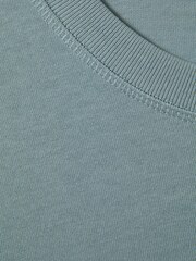 Reiss Faded Denim Tate Oversized Garment Dye T-Shirt - Image 6 of 6