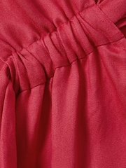 Reiss Coral Selena Petite Linen Blend Drape Jumpsuit - Image 5 of 6