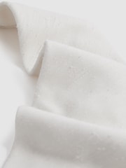 Reiss Cream Giotto Textured Silk Blend Tie - Image 3 of 5
