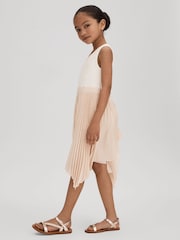 Vestido con diseño asimétrico plisado Harriet de Reiss - Imagen 2 de 4