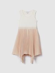 Vestido con diseño asimétrico plisado Harriet de Reiss - Imagen 2 de 4