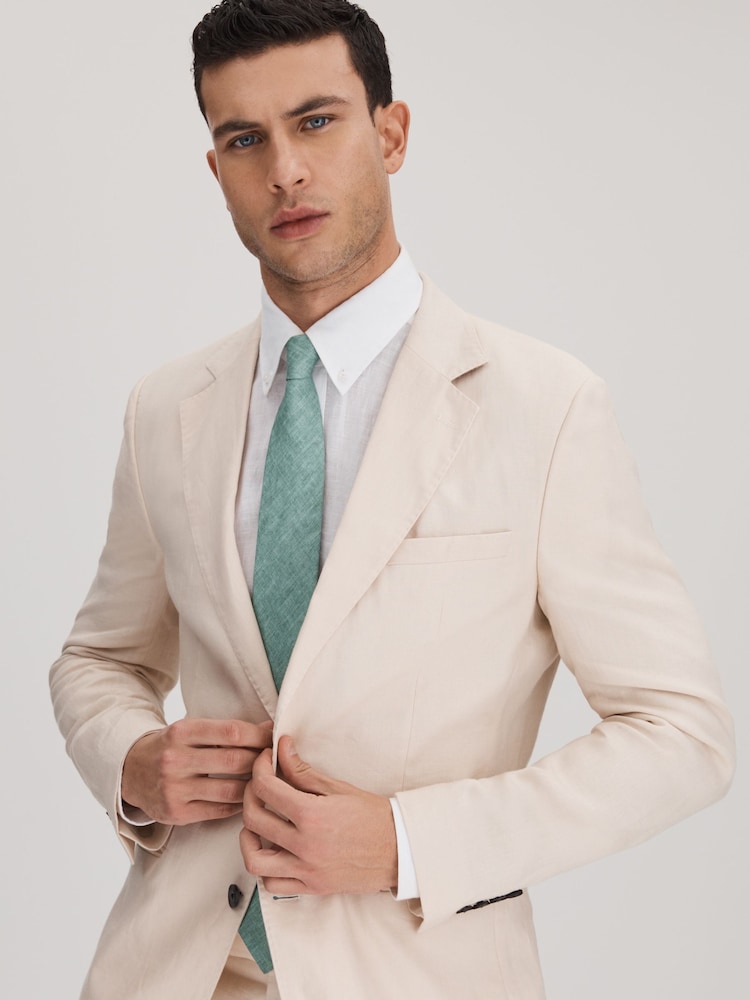 Льняной галстук Reiss Vitali - Изображение 2 из 5
