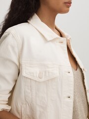 Good American Cloud White Good American Denim Jacket - Image 4 of 6