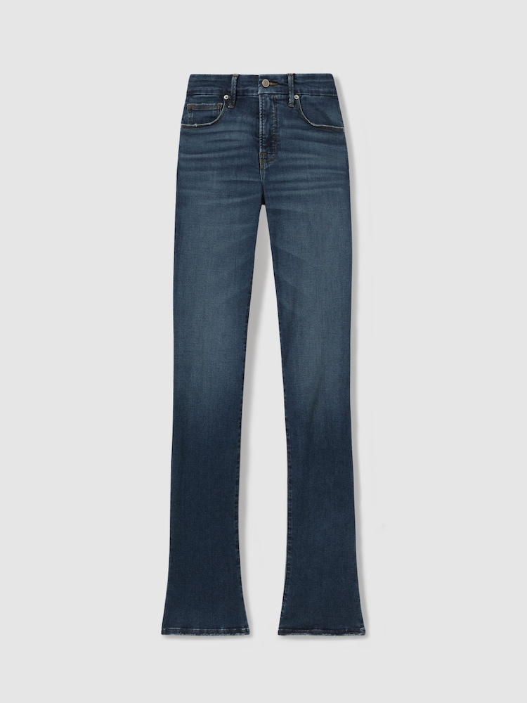 Good American Good American Distressed Bootcut Jeans - Изображение 2 из 5