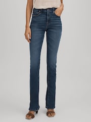 Good American Good American Distressed Bootcut Jeans - Изображение 3 из 5