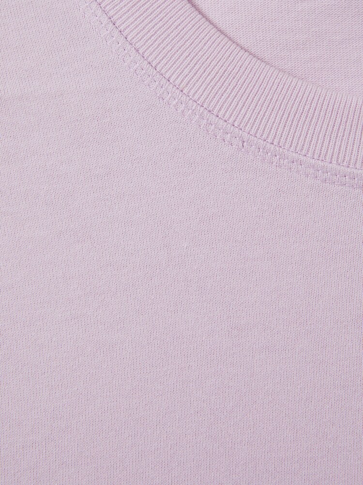 Reiss Light Lilac Tate Oversized Garment Dye T-Shirt - Image 5 of 5