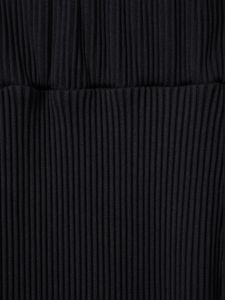 Reiss Navy Cyrus Ribbed Elasticated Waist Trousers - Image 5 of 5