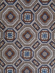 Reiss Grey Multi Assisi Silk Medallion Print Tie - Image 5 of 5