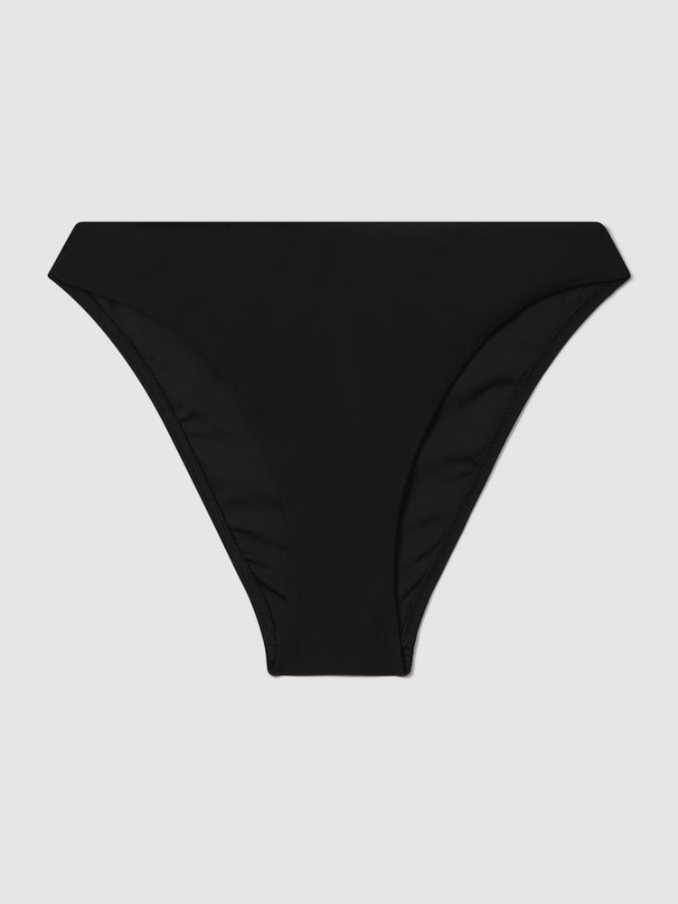 Reiss Black Freddie Mid Rise Bikini Bottoms - Image 2 of 6