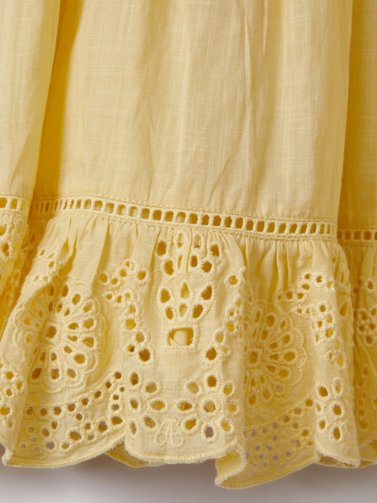 Vestido holgado con bordados de algodón Nettie de Reiss - Imagen 3 de 3