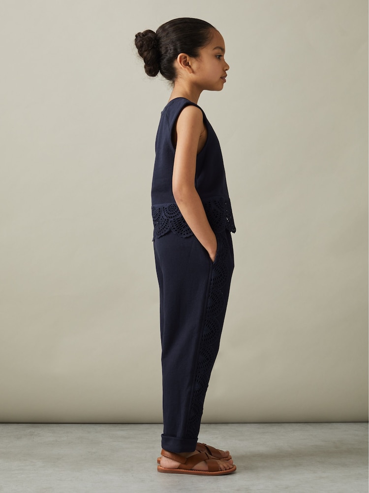 Top con bordado de algodón Sophie de Reiss - Imagen 1 de 6
