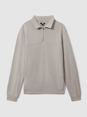 Paige Cotton Quarter-Zip Jumper - Image 1 of 5