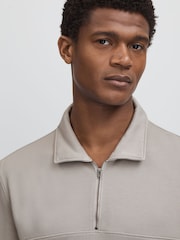 Paige Cotton Quarter-Zip Jumper - Image 3 of 5