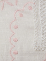Reiss Ivory Cassie 4-9 yrs Embroidered Lace Dress - Image 5 of 5