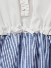 Reiss Ivory Maxy 9-13 yrs Cotton Shirt Dress - Image 5 of 5