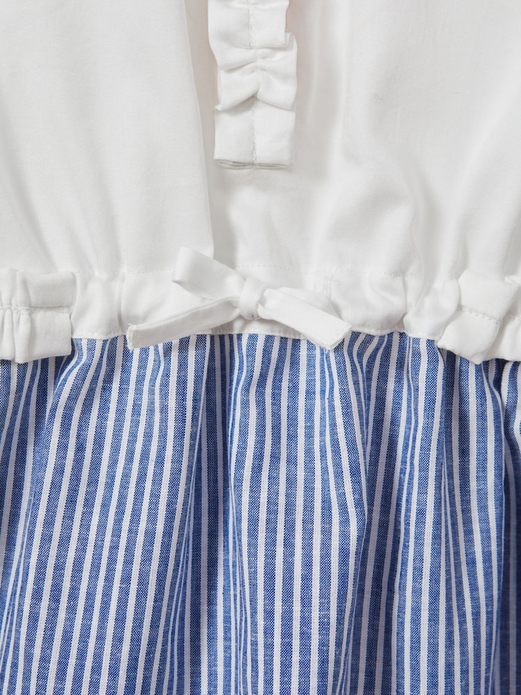 Reiss Ivory Maxy 9-13 yrs Cotton Shirt Dress - Image 5 of 5
