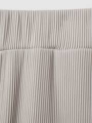 Reiss Silver Conor Ribbed Elasticated Waist Shorts - Image 6 of 6