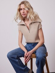 Mint Velvet Cream Knit Jumper - Image 2 of 4