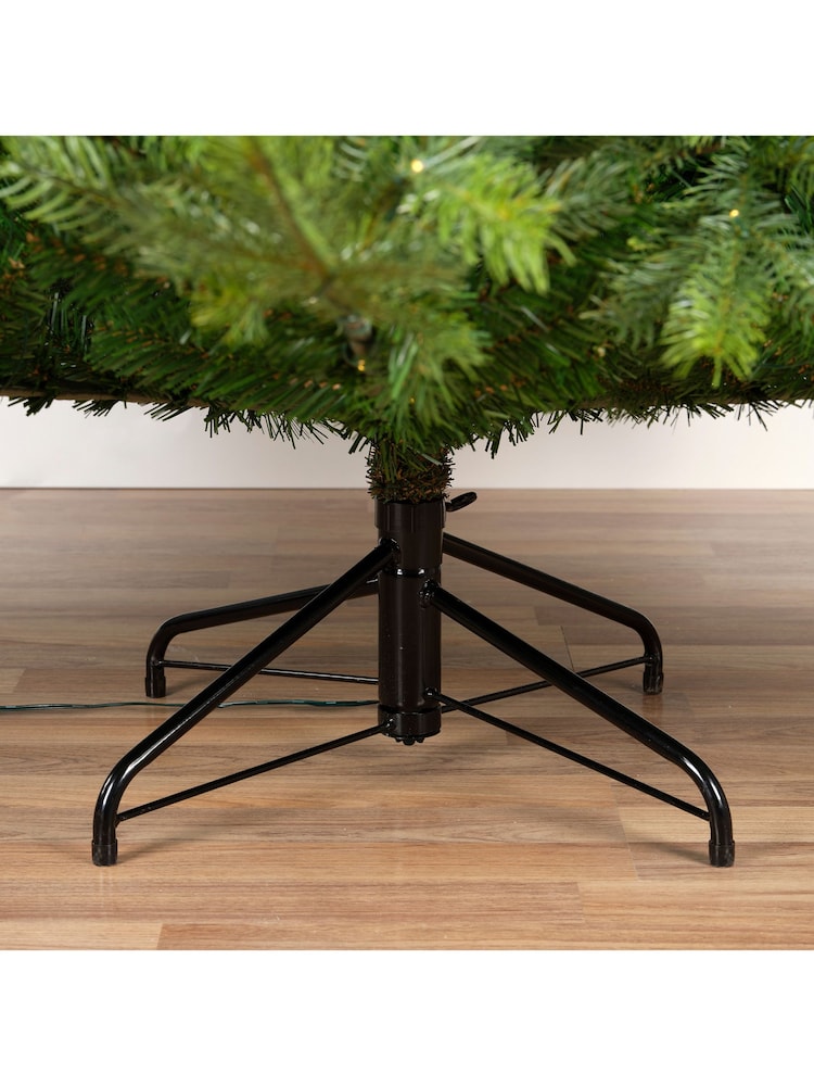 Everlands Green 7ft Pre Lit Micro LED Grandis Fir Christmas Tree - Image 2 of 6