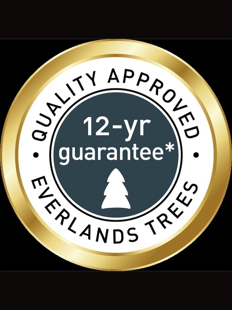 Everlands Green 7ft Pre Lit Micro LED Grandis Fir Christmas Tree - Image 6 of 6