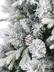 Everlands Green 7ft Lausanne Fir Snowy Christmas Tree - Image 5 of 6