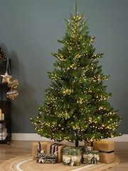 Everlands Green 7ft Pre Lit LED Alba Fir Christmas Tree - Image 1 of 6