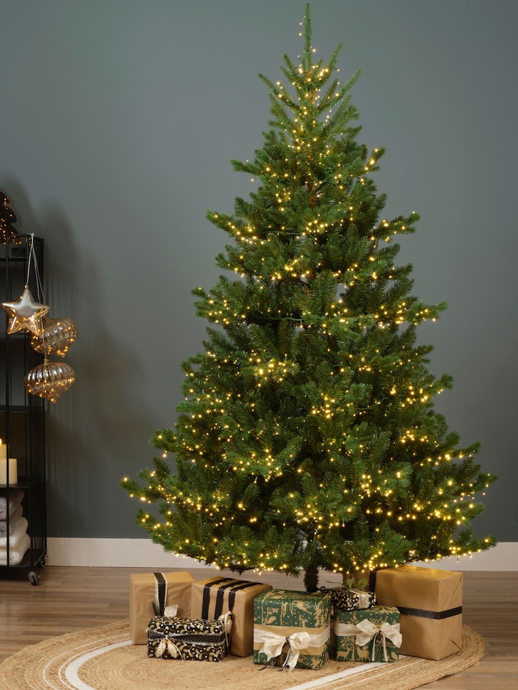 Everlands Green 7ft Pre Lit LED Alba Fir Christmas Tree - Image 1 of 6 Everlands Green 7ft Pre Lit LED Alba Fir Christmas Tree - Image 1 of 6