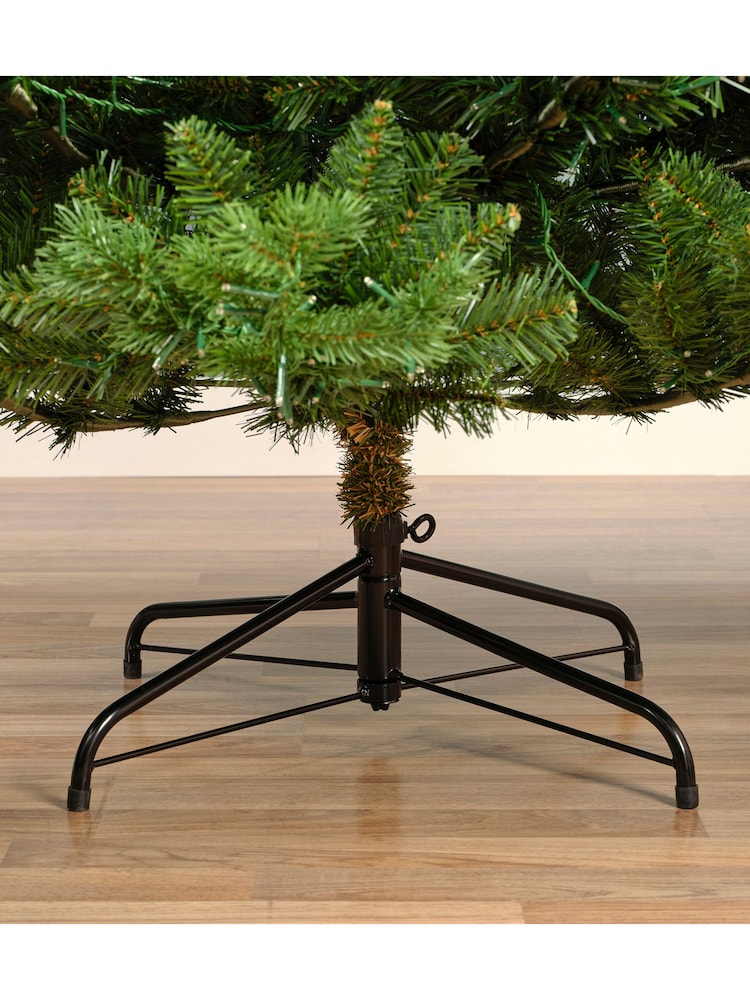 Everlands Green 7ft Pre Lit LED Alba Fir Christmas Tree - Image 2 of 6