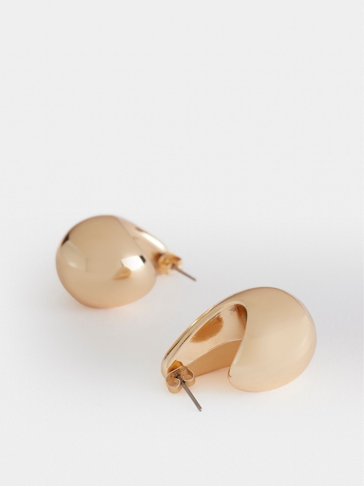 Mint Velvet Gold Tone Teardrop Earrings - Image 2 of 3