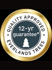 Everlands Green/White 6ft Pre Lit LED Imperial Pine Snowy Christmas 6ft Tree - Image 6 of 6
