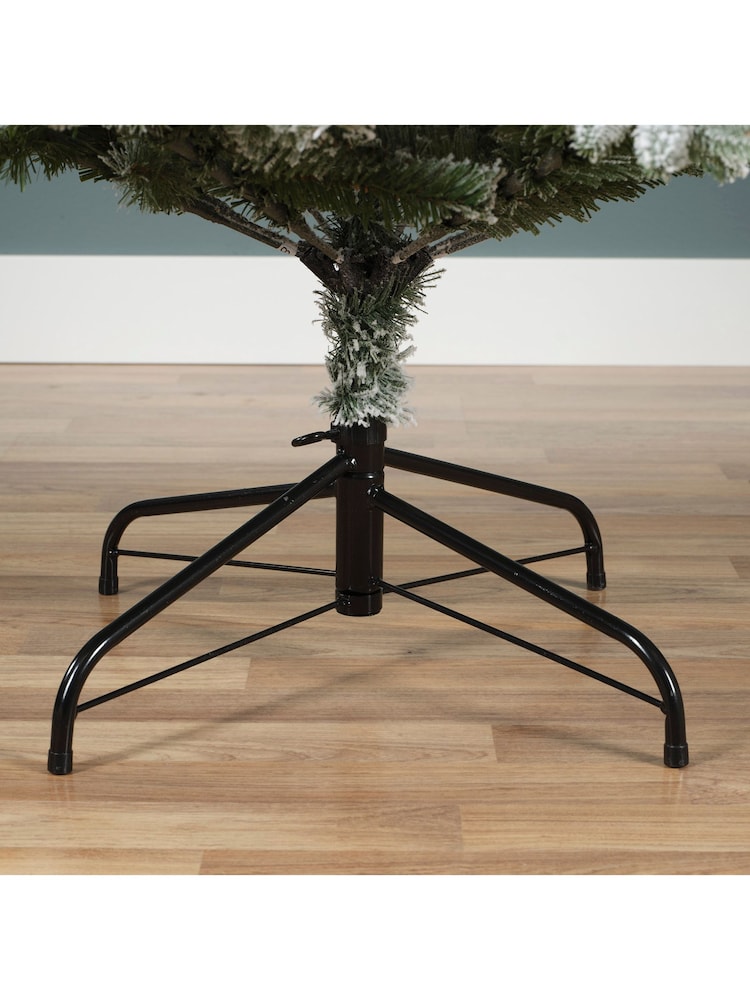 Everlands Green Slim 7ft Killington Fir Frosted Christmas Tree - Image 2 of 6