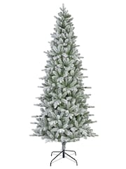 Everlands Green Slim 7ft Killington Fir Frosted Christmas Tree - Image 3 of 6