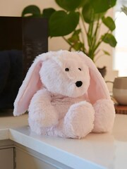 Warmies Pink Bunny Warmable Plush Toy - Image 4 of 6
