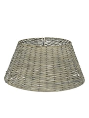 Decoris Brown Collapsible Wicker Christmas Tree Skirt - Image 2 of 4